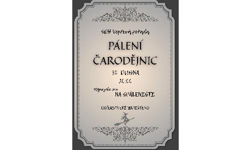 Aktuality - PÁLENÍ ČARODĚJNIC