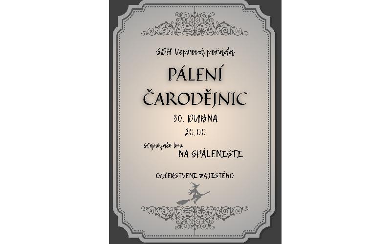 Aktuality - PÁLENÍ ČARODĚJNIC